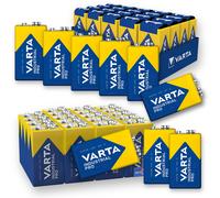 Varta 4022 Industrial alkaline block LR61 battery, 9V (pack of 20)