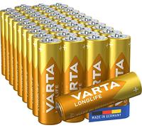 Varta Longlife Power Aa Alkaline Batteries 40 Units Blue