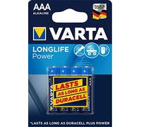 Varta Battery AAA High Energy Alkaline – Pack of 4 batteries