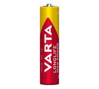 Varta Alkaline Spare Batteries AAA 1.5V Longlife 4 Pieces,
