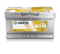 VARTA Automotive Dynamic AGM (A6) 12 V 80 Ah 800 A Wet Battery for Start-Stop Systems and xEV Starter Battery for Cars with Higher Energy Requirements Maintenance-free Lead Acid Battery