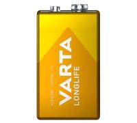 VARTA Batteries 9V, Pack of 1, Longlife, Alkaline 6LP3146