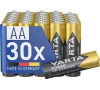 VARTA Batteries AA, Pack of 30, Power on Demand, Alkaline, 1.5 V