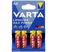 VARTA 4706 Longlife Max Power AA Mignon LR06 Alkaline Battery (4-pack)