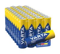 VARTA Batteries AA, Pack of 40, Industrial Pro, Alkaline, 1.5 V | size LR6, Made in Germany, up to 10-year shelf life, for industry, workshop, measuring devices