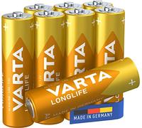 Varta AA Alkaline Battery Pack of 8 - Longlife