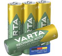 4 VARTA RECHARGE ACCU RECYCLED AA BATTERIES LR6 2100mAh NiMH 1.2V HR6 4BL NEW