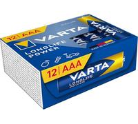 Varta AAA Batteries Longlife Power Cube Pack12