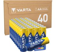 VARTA Industrial Pro AAA Micro Alkaline Batteries LR03 - 40-pack, Made in Germany, environmentally-friendly packaging