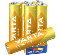 Varta Longlife - AAA (LR03) Alkaline Batteries (Pack of 6)