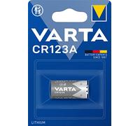 VARTA Batteries CR123A, Pack of 1, Lithium Coin Cell 3 V, for cameras | round cell for digital camera, instant camera, flash, Torch, medical precision instruments, alarm system