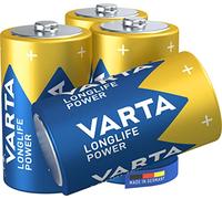 Varta Longlife Power D Alkaline Batteries 3LR20 - Pack of 4 - Packaging May Vary