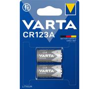 VARTA Batteries Electronics CR123A Lithium button cell 3V battery 2-pack, Button cells in original blister pack of 2