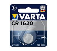 VARTA Batteries Electronics CR1620 Lithium button cell battery 1-pack, Button cells in original blister pack of 1