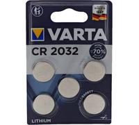 VARTA Batteries Electronics CR2032 Lithium button cell 3V battery 5-pack, Button
