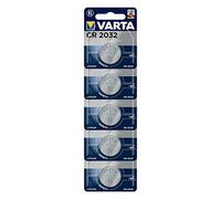 Varta Batteries Electronics CR2032 Lithium button cell 3V battery 5-pack, Button cells in original blister pack of 5