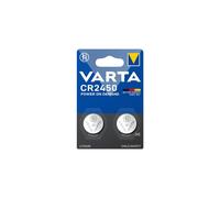 VARTA Batteries Electronics CR2450 Lithium button cell battery 2-pack, Button cells in original blister pack of 2