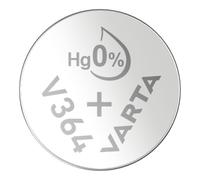 VARTA Batteries V364/SR60, Pack of 1, Coin Cell, Silver Coin 1.55 V | child-safe packaging, silver oxide technology, mercury-free, for clinical thermometer, heart-rate monitor or car key