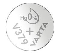 VARTA Batteries V379/SR63 Coin Cell, Pack of 1, Silver Coin, 1.55 V | child-safe packaging, silver oxide technology, mercury-free, for clinical thermometer, heart-rate monitor or car key