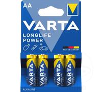 Alkaline Battery Varta LR6 AA 1,5 V 2930 mAh High Energy (4 pcs) Blue