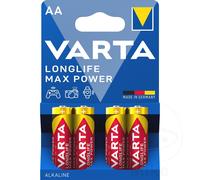 Varta Battery Mignon Aa Va 4Er Blister Longlife Max Power 4706 101 404