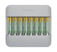 VARTA Charger for 8 AA/AAA, Eco Charger Multi Recycled | for rechargeable NiMH batteries, 75% recycled content, Incl. 8x AAA 2100 mAh, overcharge and reverse-polarity protection