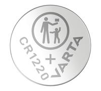 VARTA Coin Cell Batteries CR1220, Pack of 1, Lithium Coin, 3 V, for clocks | child-safe packaging, for clinical thermometer, heart-rate monitor, car key, remote control, scales or calculator