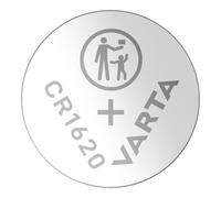 VARTA Coin Cell Batteries CR1620, Pack of 1, Lithium Coin, 3 V, for clocks | child-safe packaging, for clinical thermometer, heart-rate monitor, car key, remote control, scales or calculator