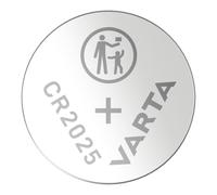 VARTA Coin Cell Batteries CR2025, Pack of 1, Lithium Coin, 3 V, for clocks | child-safe packaging, for clinical thermometer, heart-rate monitor, car key, remote control, scales or calculator