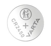 VARTA Coin Cell Batteries CR2450, Pack of 4, Power on Demand, Lithium, 3 V | child-safe packaging, for smart home devices, car key, remote control, scales, thermometer or calculator