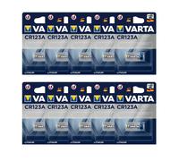Varta CR 123 A/CR 17345 3V Lithium Battery - Pack of 10