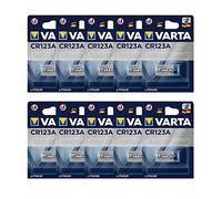 Varta CR 123 A/CR 17345 3V Lithium Battery - Pack of 10