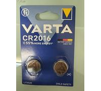 Varta CR 2016 Lithium Batteries Pack of 10 Blister Packs of 2 6016
