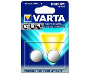 Varta CR 2025 Electronic Batteries Bl 2 - 2 x Packs of 2 (4 Batteries)