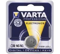 Varta CR1616 V 1 - BL (6616) 3 V Non-rechargeable Lithium Battery non-rechargeable battery (Lithium; Button/coin, 3 V, 1 Battery (E), CR1616, 55 mAh