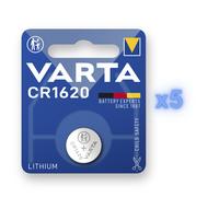 Varta CR 1620 Primary Lithium Button 3 V Batteries (Lithium 3 V, Pack of 1) 60 mAh 16 mm 16 mm 16 mm