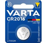 Varta CR2016 V 1 - BL (6016) 3 V Non-rechargeable Lithium Battery non-rechargeable batteries Button/Coin, 3 V, 1 Battery (E), Lithium Coin Cr2016 - 90)
