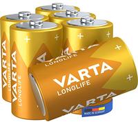 Varta 4120101306 Size D Longlife Extra Alkaline Battery Pack of 6