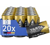 VARTA D Mono Alkaline Powerful Batteries Pack of 20 - Power on Demand Bulk Pack