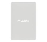 VARTA Power Bank 5000mAh, magnetic wireless power bank, Mag Pro, wireless, 7.5W, charging with USB Typ C, compatible with MagSafe & Qi standard (Compatible with iPhones & Android phones), white