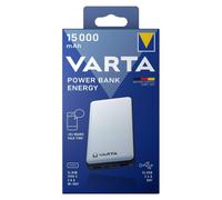 VARTA Energy 15000mAh Power Bank USB-C Fast Charge 3-Device Portable