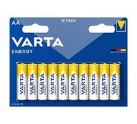 Varta 4106 - Pack of 10 Alkaline Batteries AA, Blue