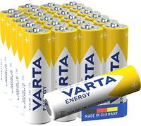 VARTA Energy AA Mignon LR06 Alkaline Batteries - Made in Germany - ideal for radios and wall clocks, 24 Count (Pack of 1)