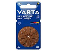 VARTA Hearing Aid Batteries 312 pack of 8