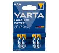 Varta High Energy LR03 Micro AAA Battery (1.5 V, 2400 mAh, 4 Blister Pack)
