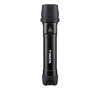 VARTA Indestructible F30 1 Watt LED Torch/Work Light, incl 6X AA Longlife Power Batteries, Waterproof and dust-Resistant, absorbs Impact, Black