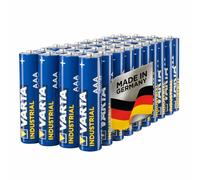 Varta Industrial AAA LR03 Alkaline Batteries - Made in Germany - High-Performance 40-Count C-4003211394