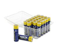 VARTA Industrial Battery AA Mignon Alkaline Batteries LR03, Made in Germany, with functional Box by WEISS - more power +, (24 batteries), 24 BOX, 4006
