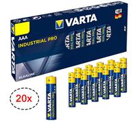 VARTA Industrial PRO AAA LR03 Alkaline Batteries 1.5V 1,200 mAh (Spar Pack)