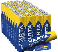 VARTA Industrial Pro AAA Micro Alkaline Batteries LR03 - 40-pack, Made in Germany, environmentally-friendly packaging